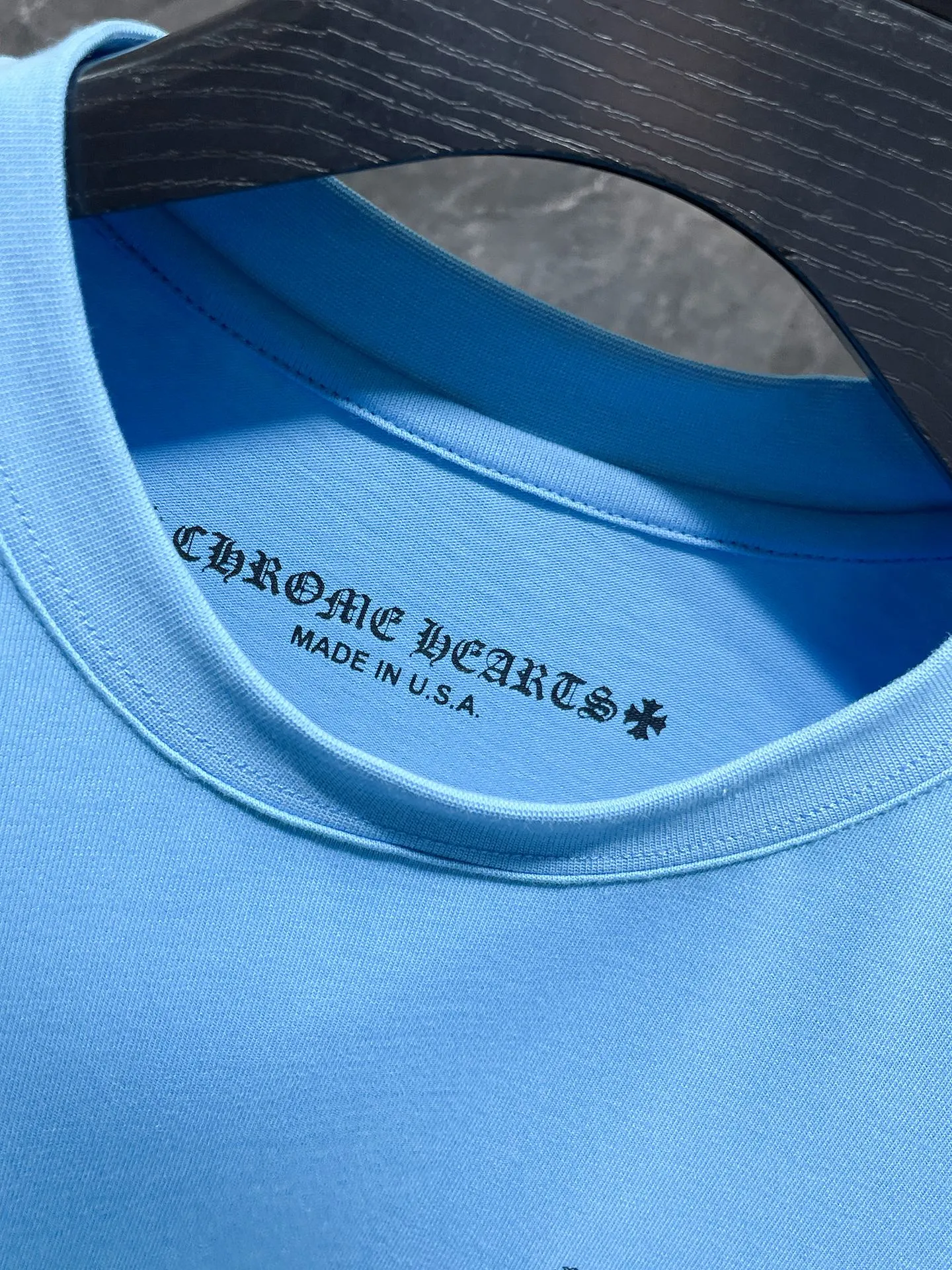 P130 New for summer Chrome Hearts 25ss High-weight environmentally friendly high-quality top-grade fabric 260g~270g Chrome blue matty graffiti short sleeves Imported environmentally friendly glue printing and dyeing Counter synchronization 1:1 replica version Recommended color: blue Size: S, M, L, XL